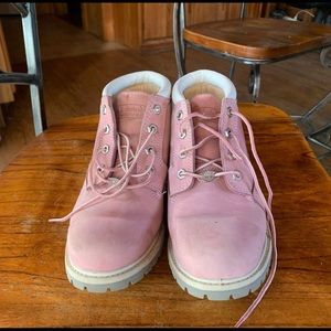 Pink timberlands